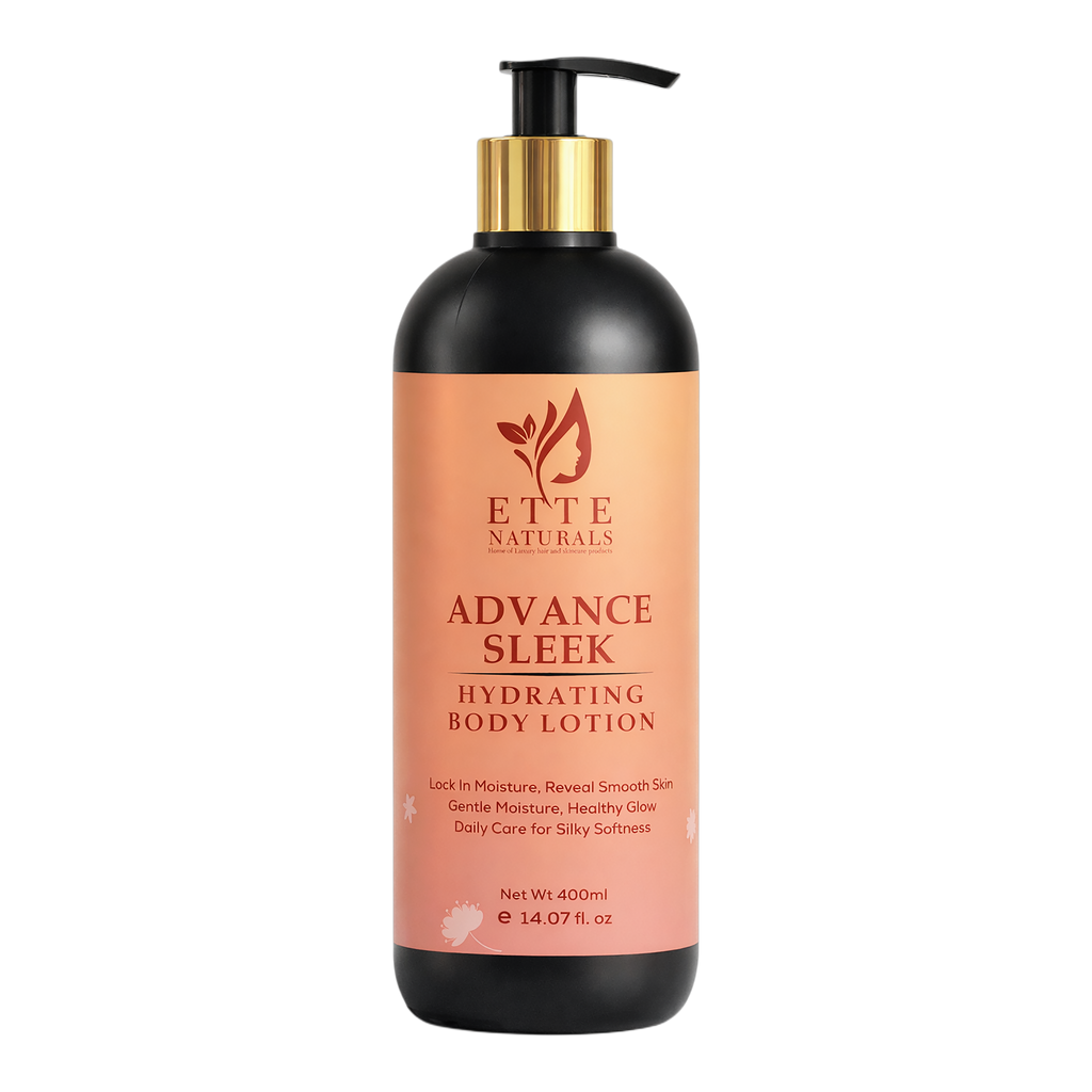 Ette Naturals Advance Sleek Hydrating Body Lotion, 400ml pump bottle